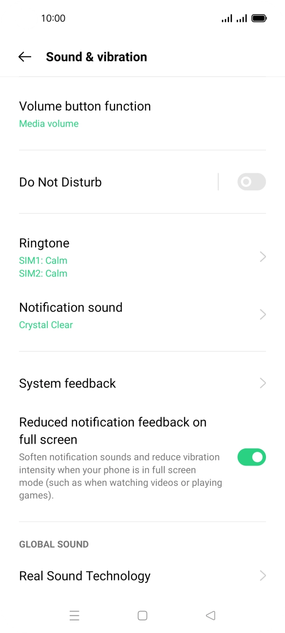 Press Ringtone.