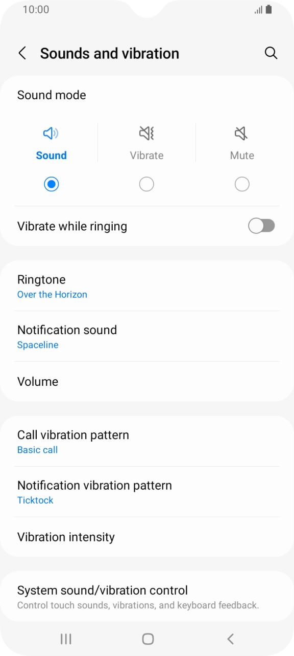 Press Ringtone.