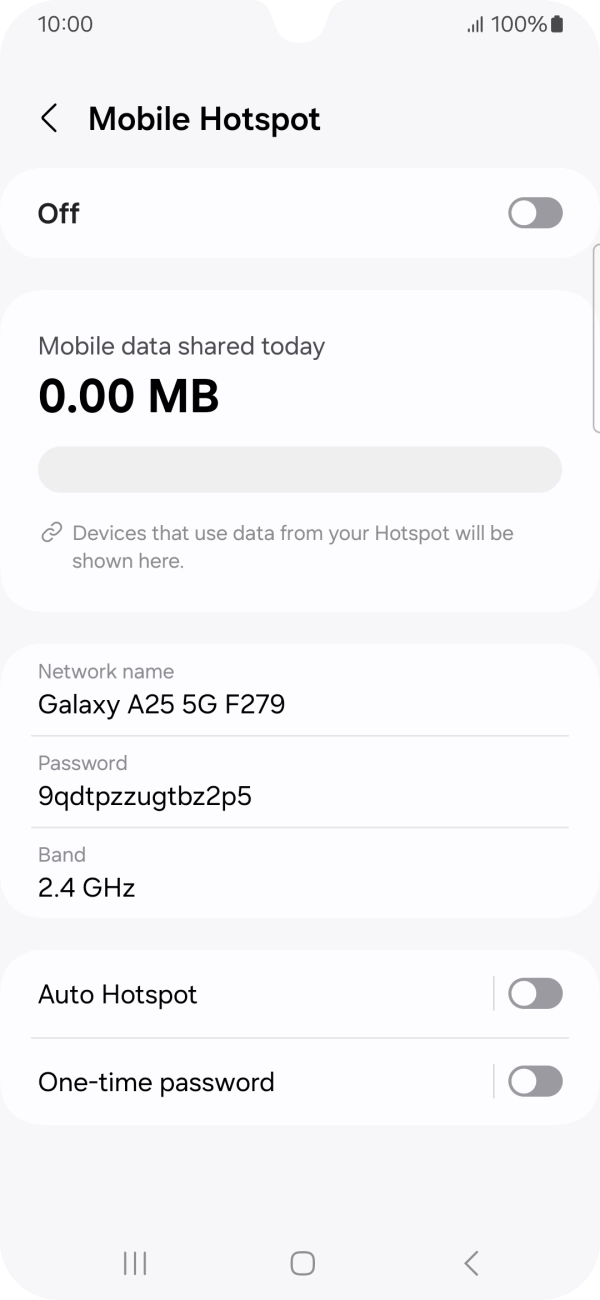Press Network name.