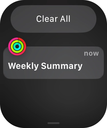 Press the required notification to open it. Press the required notification to open it.