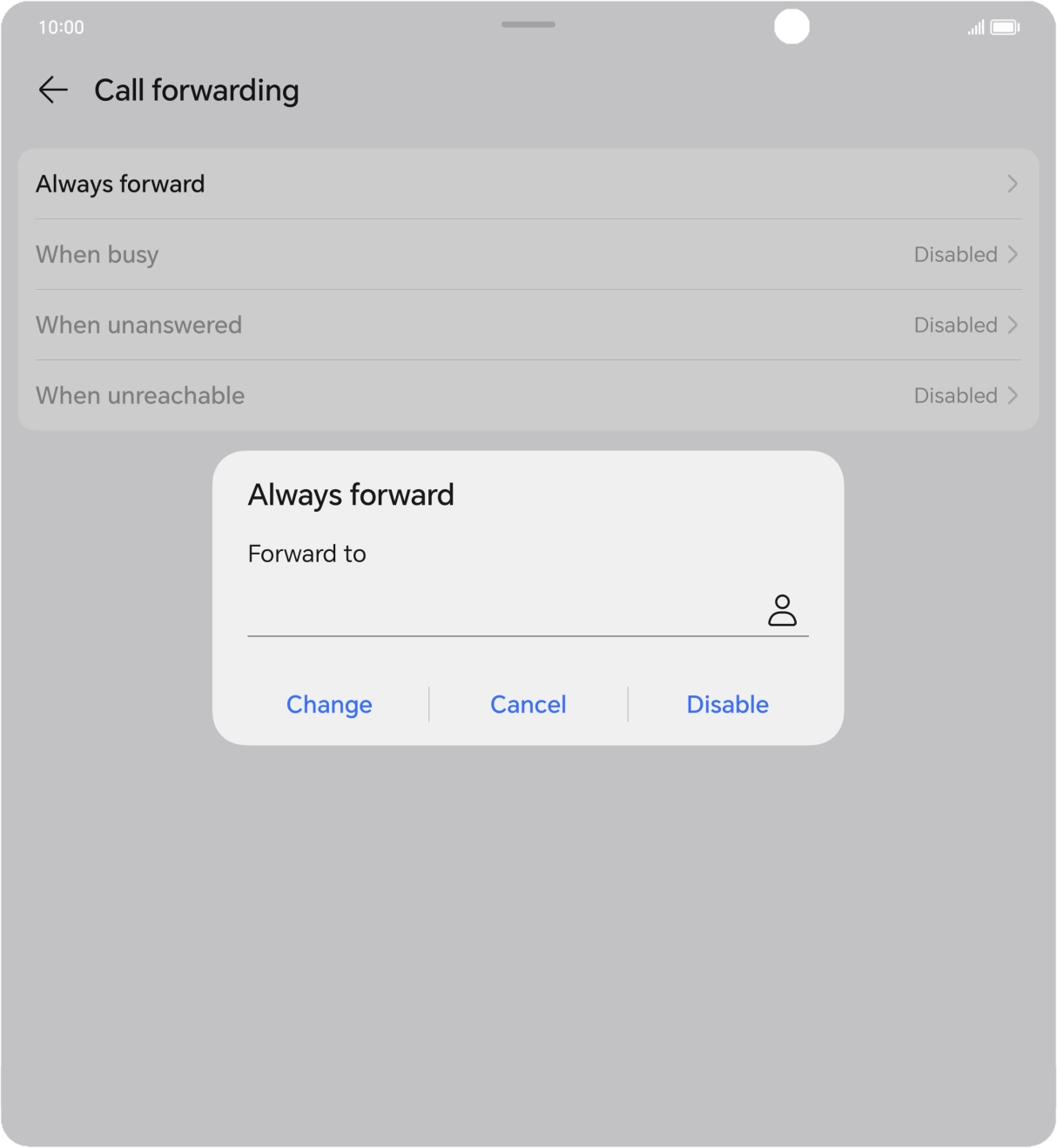 Press Disable.