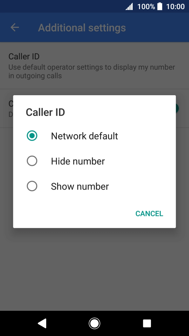 Press Show number to turn on caller identification. Press Show number to turn on caller identification.