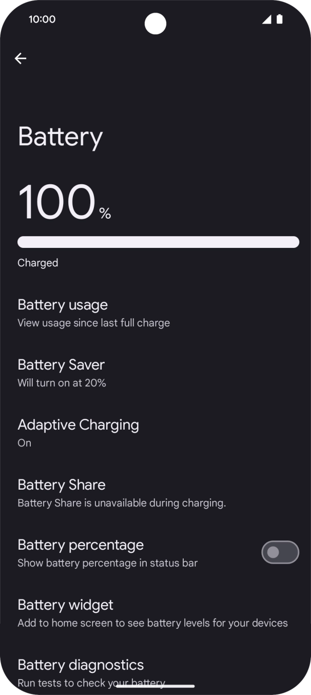 Press Battery Saver.