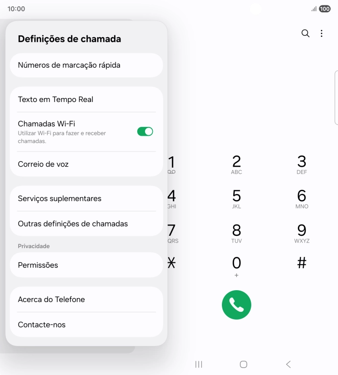 Prima Correio de voz.