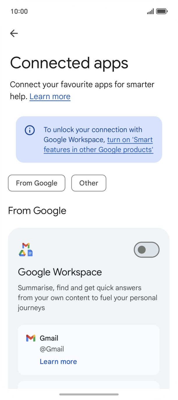 Press the indicator next to the required extension to turn on the function. Press the indicator next to the required extension to turn on the function.