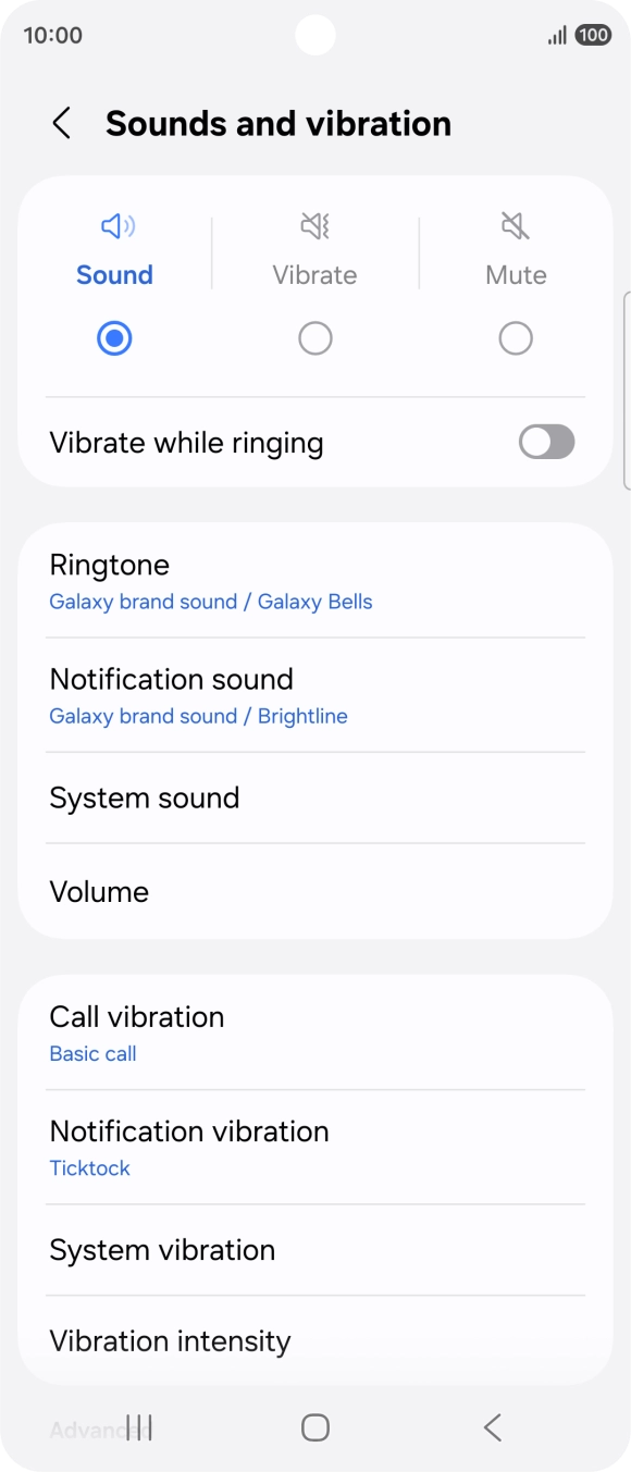 Press Ringtone.