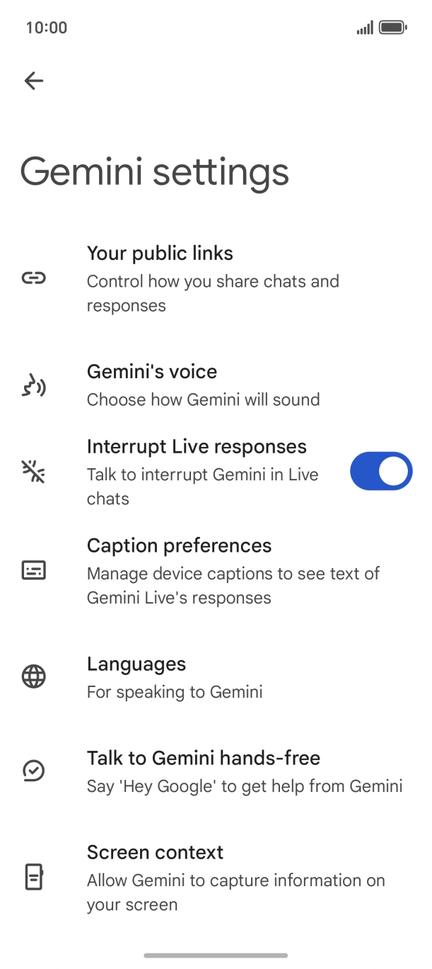 Follow the instructions on the screen to select the required settings. Follow the instructions on the screen to select the required settings.