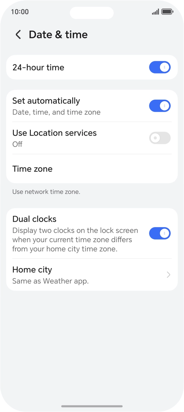 Slide your finger upwards starting from the bottom of the screen to return to the home screen.