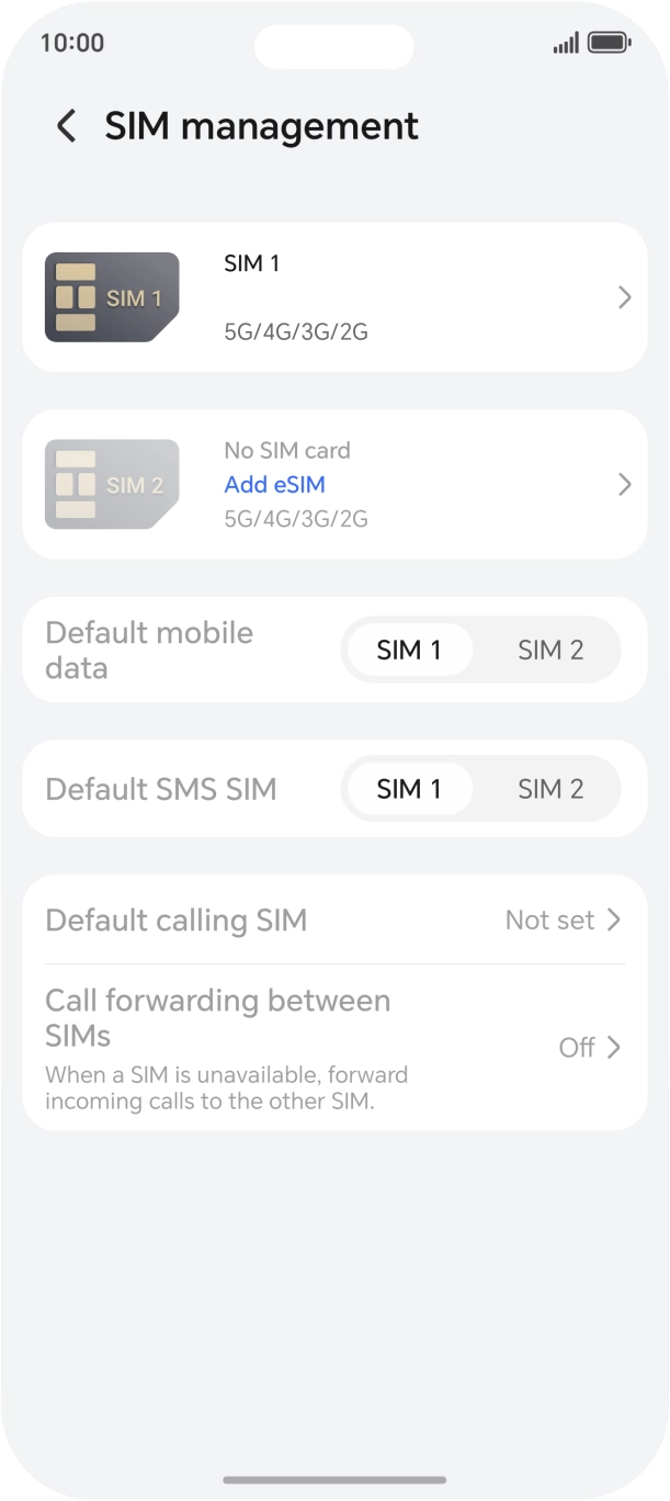 Press Add eSIM.