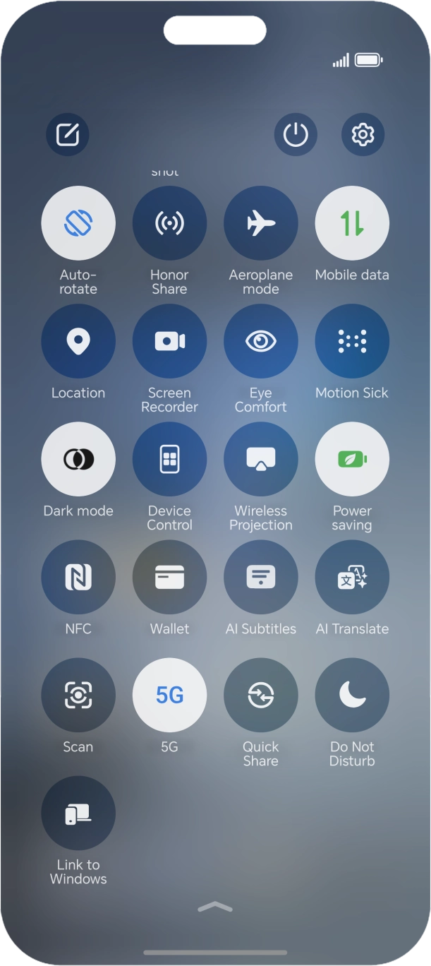 Slide your finger upwards starting from the bottom of the screen to return to the home screen.