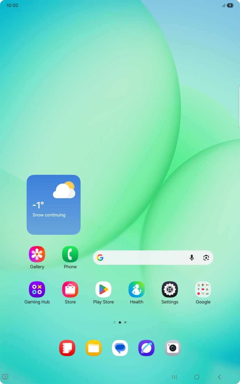 When the battery charging icon is displayed, charging is in progress.