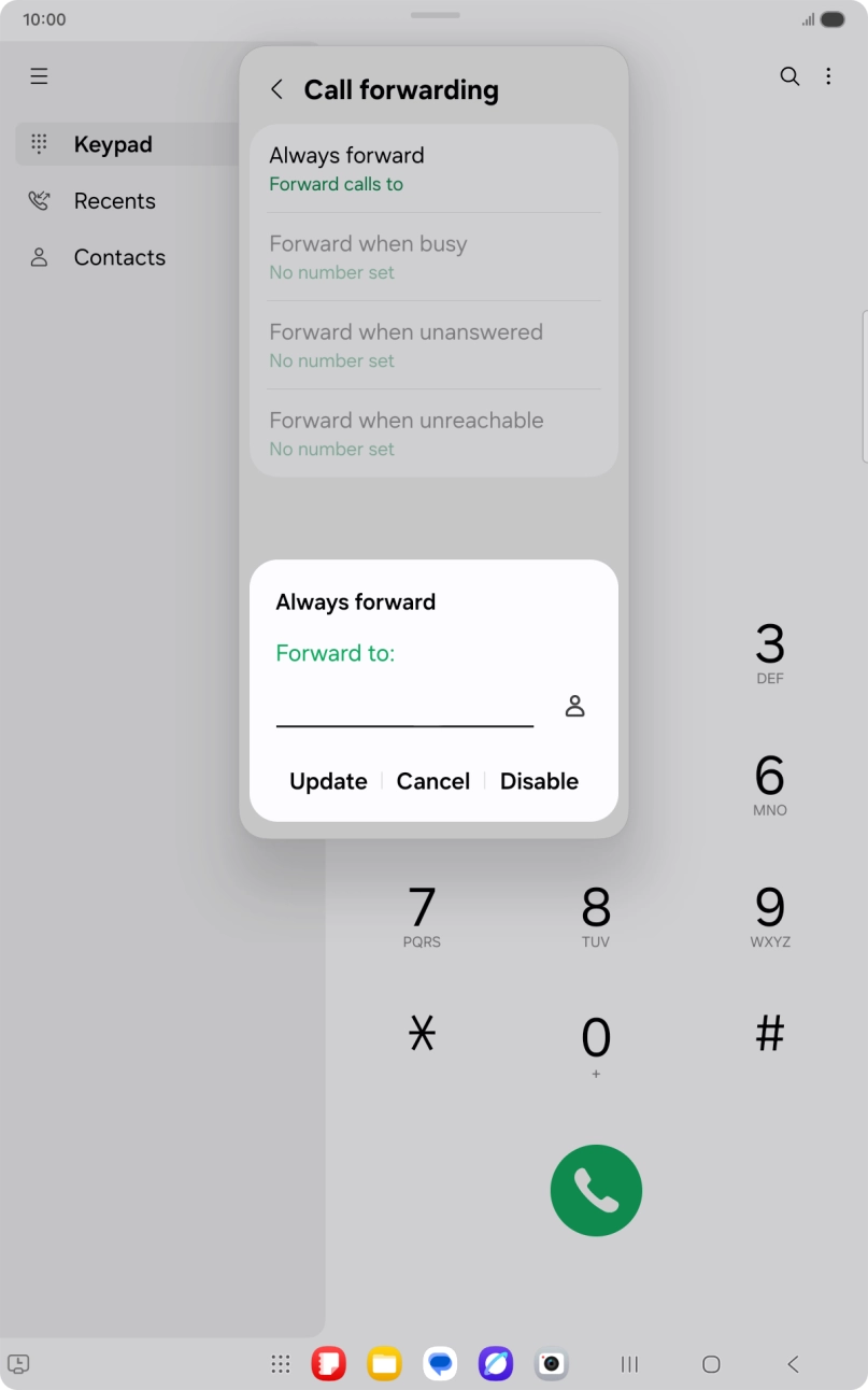 Press Disable.
