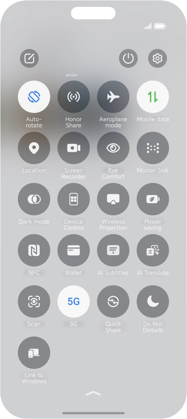 Press the screen recording icon to start the recording.