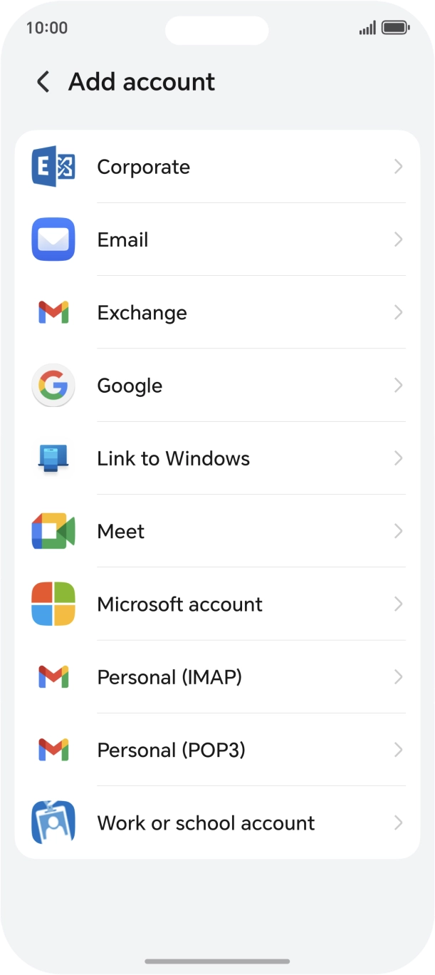 Press Google.