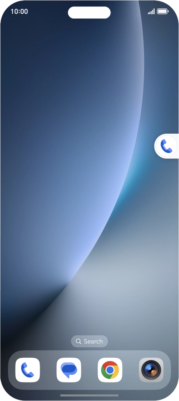 To open the application when minimised, press the application icon. To open the application when minimised, press the application icon.