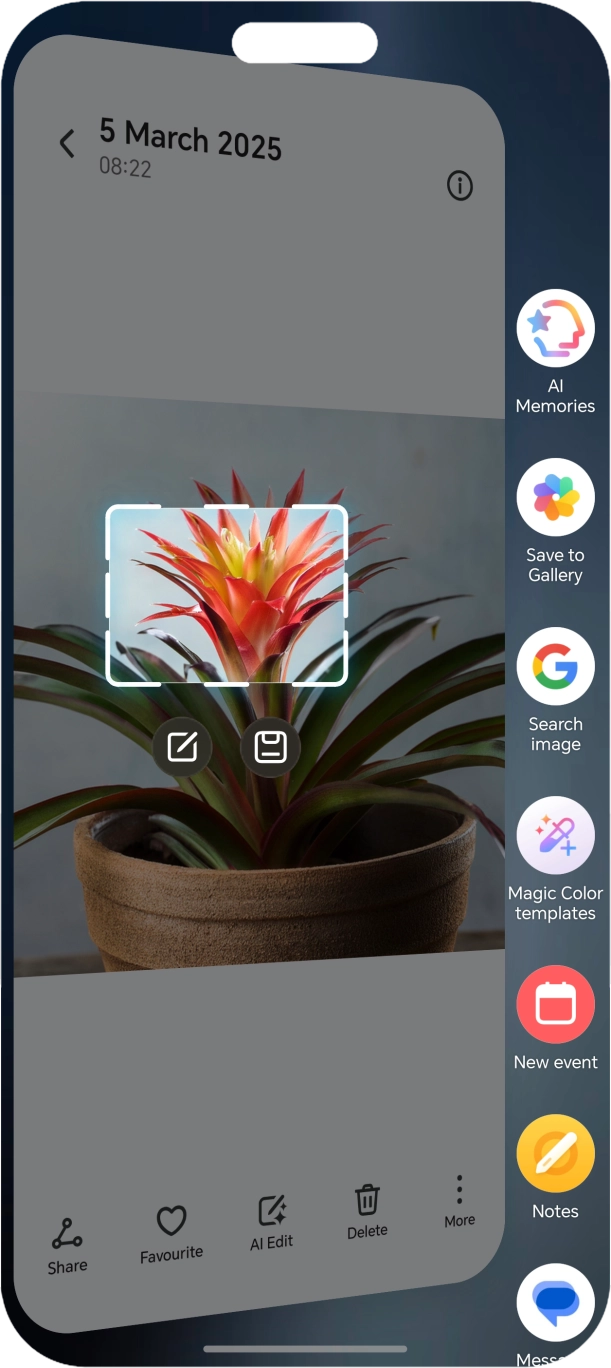 Press the required app and follow the instructions on the screen to use the function. Press the required app and follow the instructions on the screen to use the function.