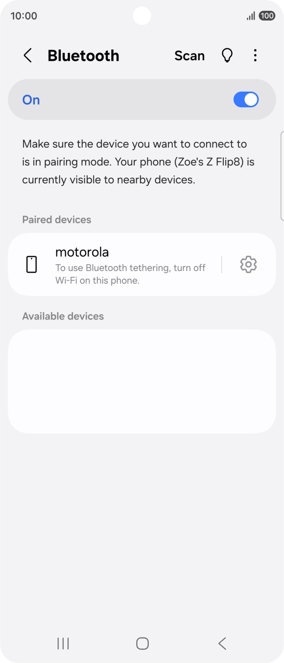 Press the Home key to return to the home screen.