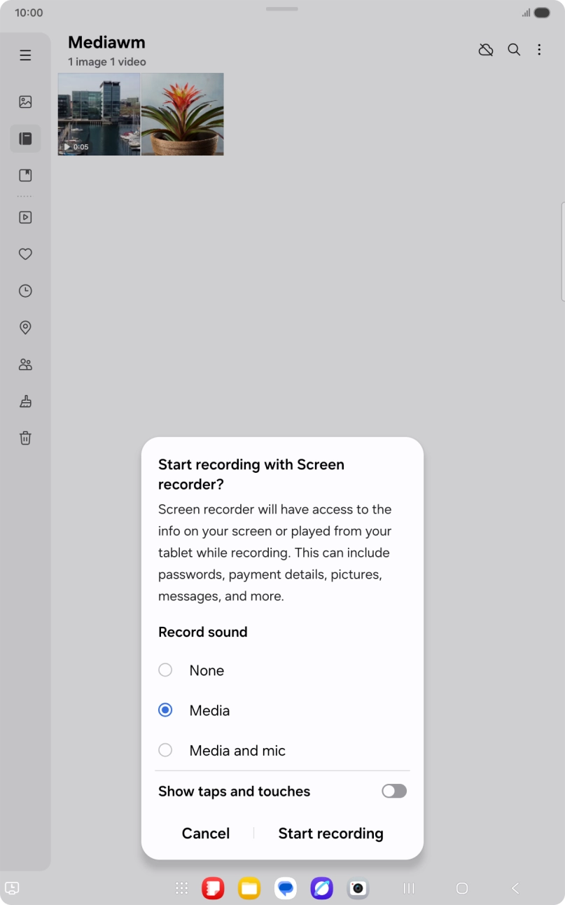Follow the instructions on the screen to select the required settings.