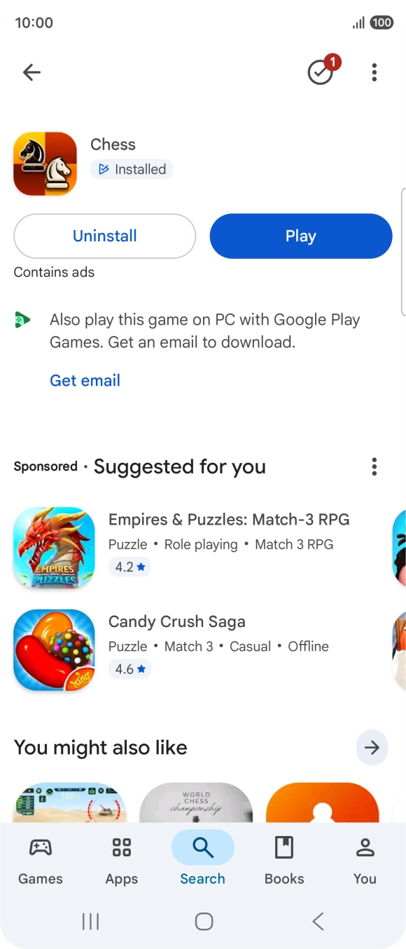 Press the Home key to return to the home screen. Press the Home key to return to the home screen.