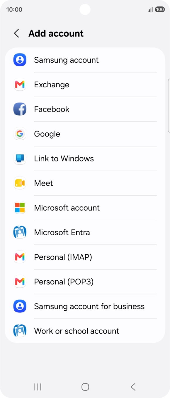 Press Google.