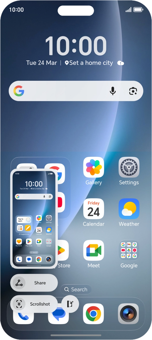 To edit your screenshot, press the screenshot and follow the instructions on the screen to make the required changes.
