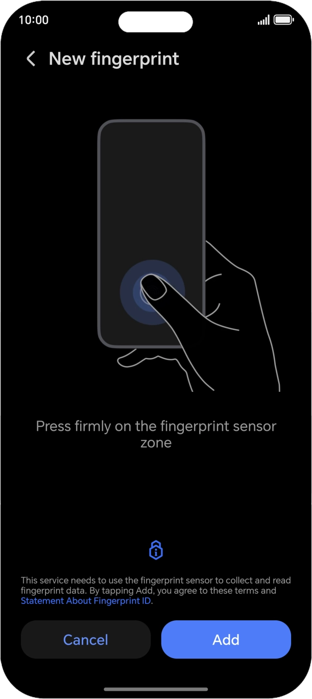 Press Add. Press Add.