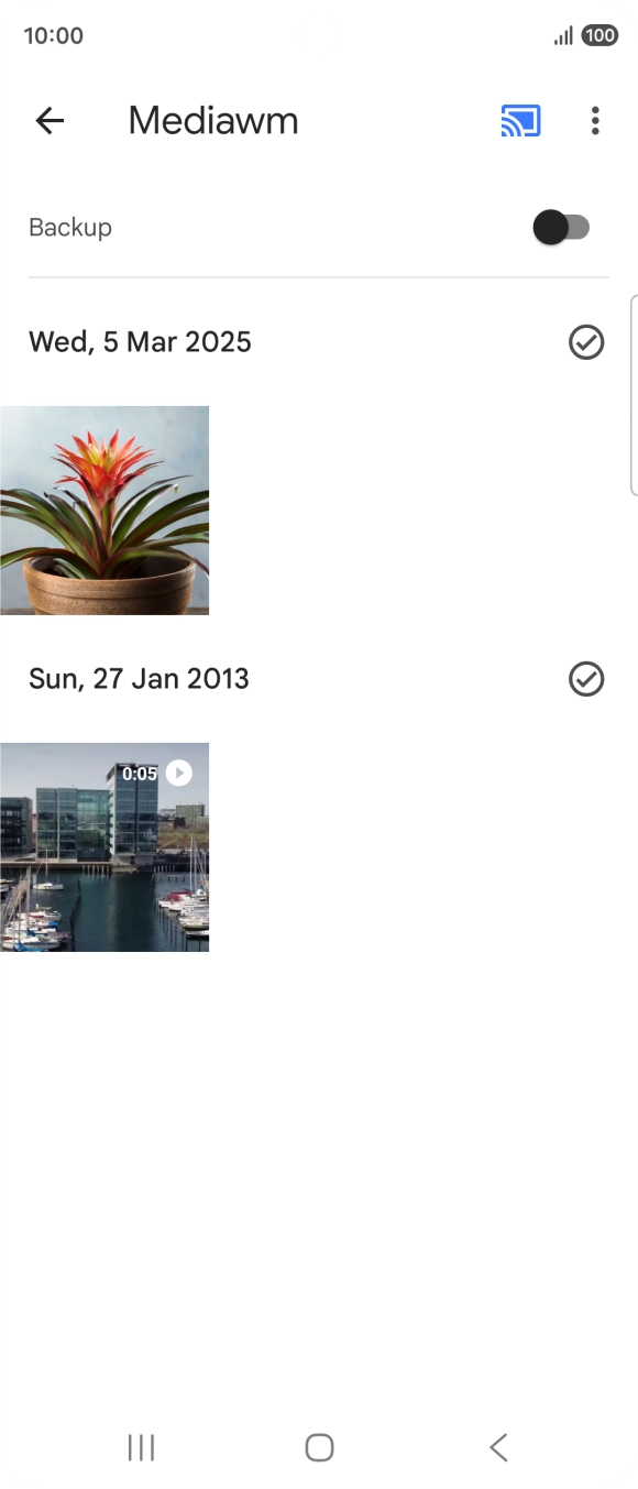 The media content from your phone will now play on the selected device. You can use your phone to control the playback of the media content on the other device.
