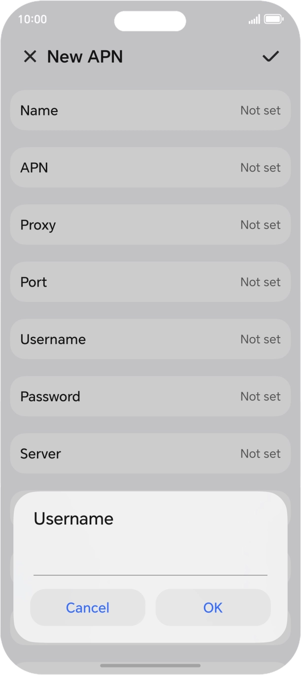Key in o2 and press OK.