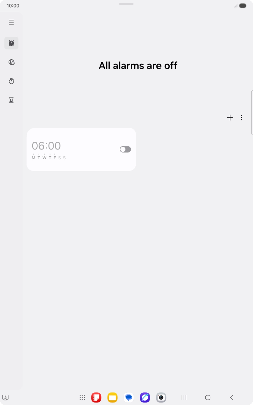 Press the Home key to return to the home screen.