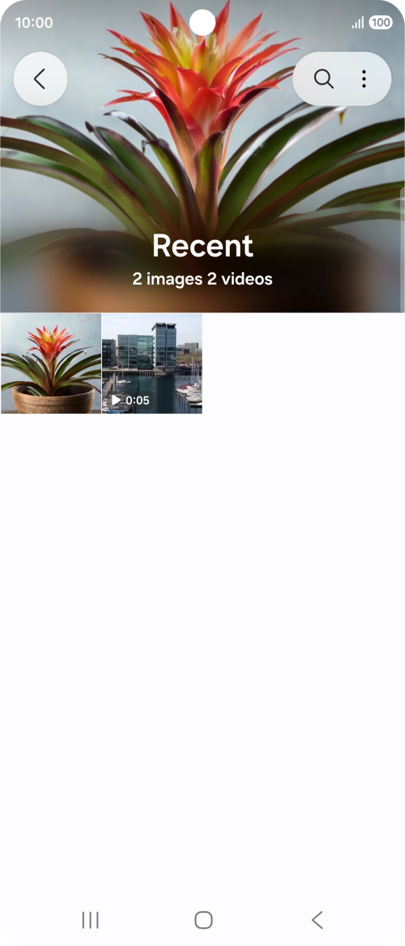 Press the Home key to return to the home screen.