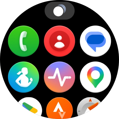 Prima o ícone de telefone.