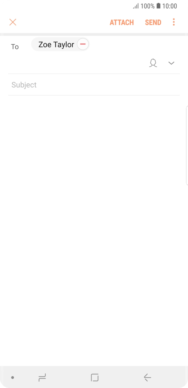 Press Subject and key in the required subject.