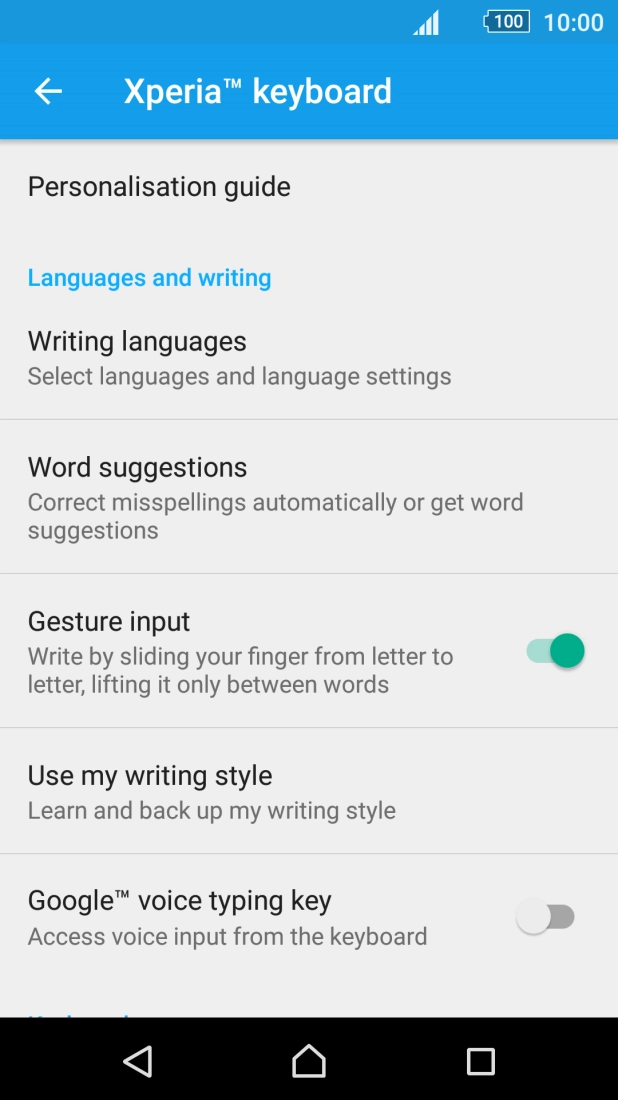 Press Writing languages.