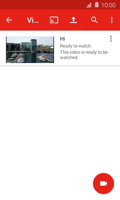Press the search icon.