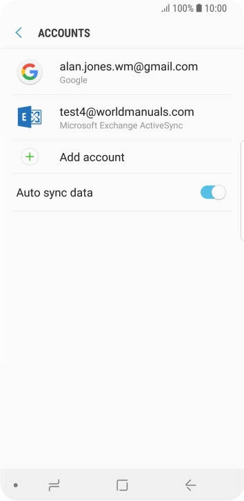 Press the Home key to return to the home screen. Press the Home key to return to the home screen.