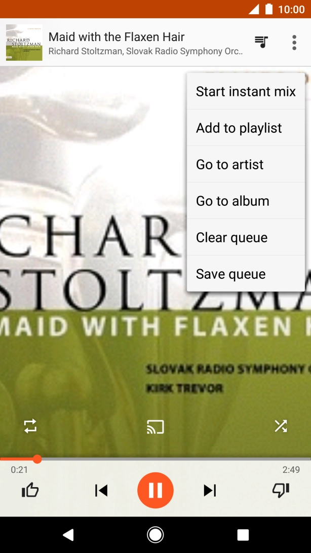 Press Add to playlist.