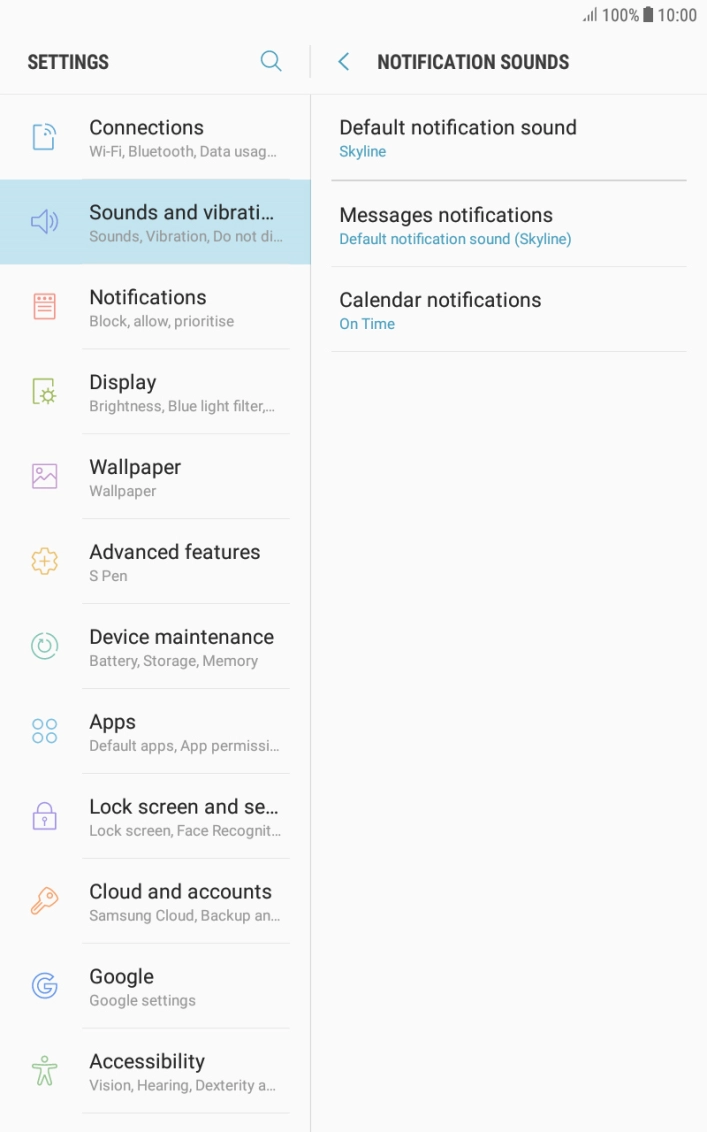 Press Messages notifications.