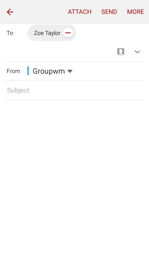 Press Subject and key in the required subject.