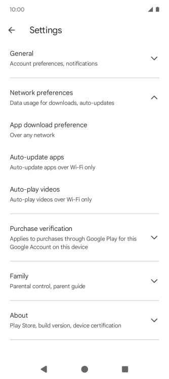 Press Auto-update apps. Press Auto-update apps.