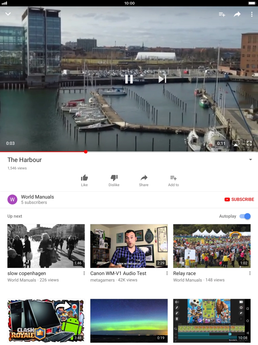 Press the add icon. Press the add icon.