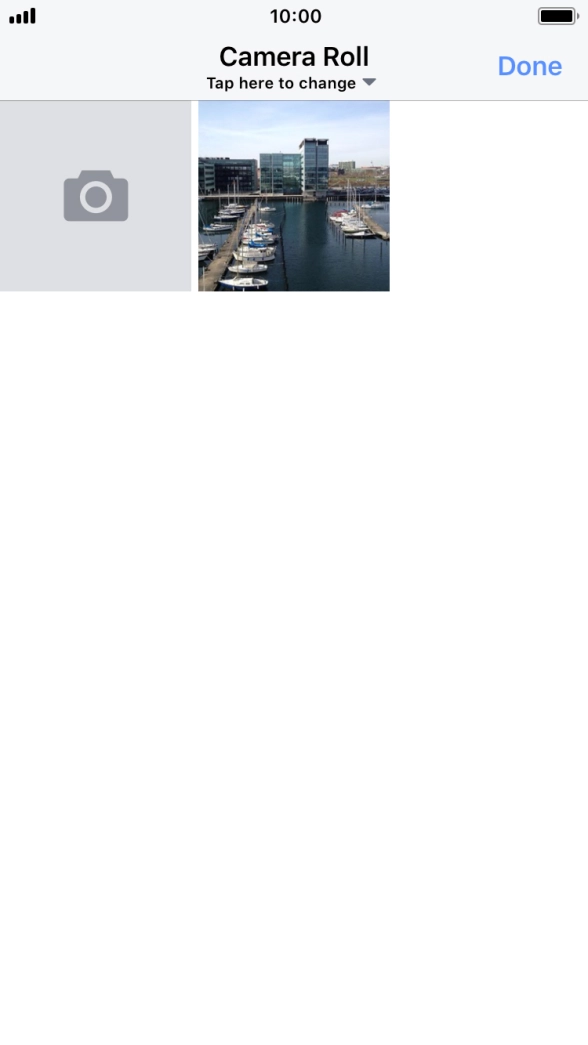 Press the required picture or video clip. Press the required picture or video clip.