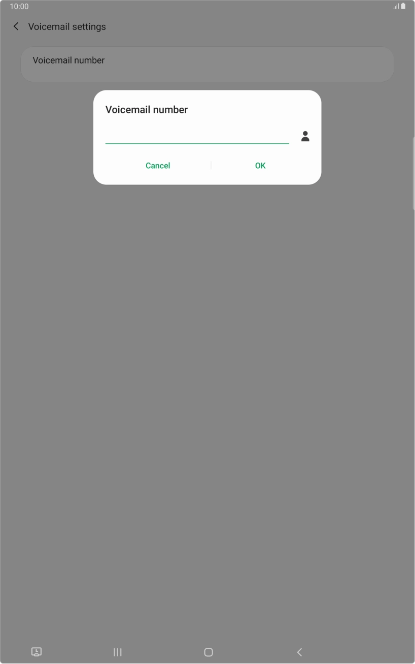 Key in +61101 and press OK.