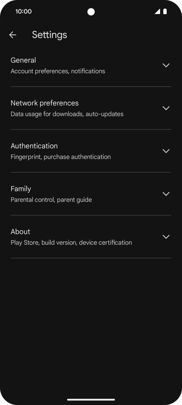 Press Network preferences.