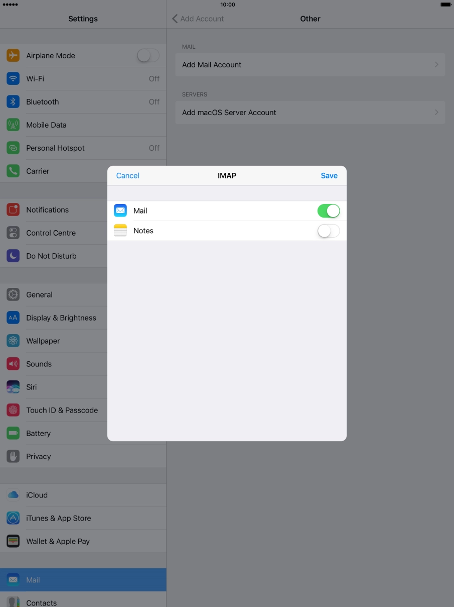 Press Save. Press Save.