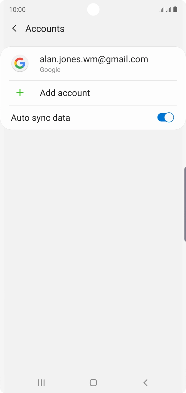 Press the Home key to return to the home screen. Press the Home key to return to the home screen.