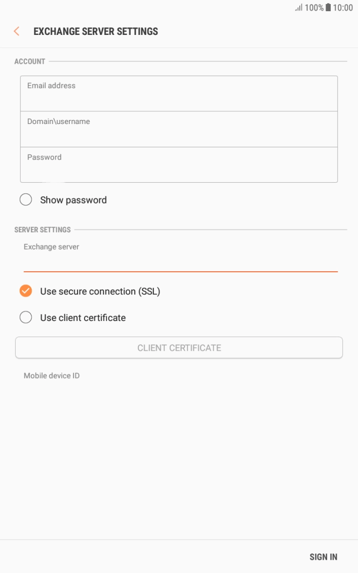 Press the field next to Press the field next to