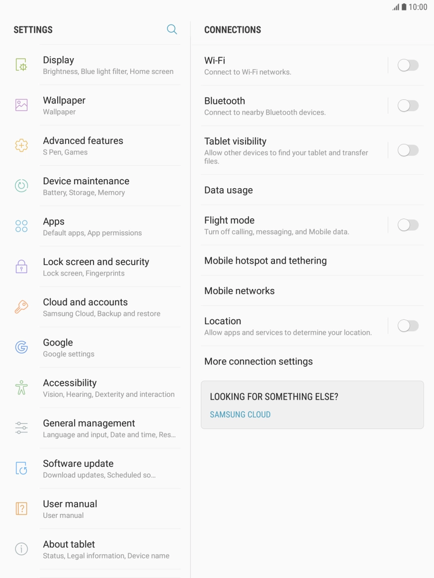 Press Software update. Press Software update.