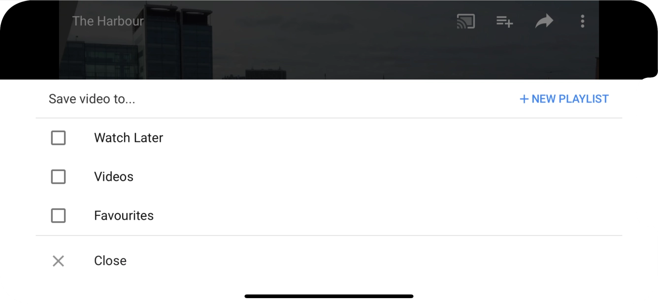 To create a new playlist, press +NEW PLAYLIST and follow the instructions on the screen to create a new playlist. To create a new playlist, press +NEW PLAYLIST and follow the instructions on the screen to create a new playlist.