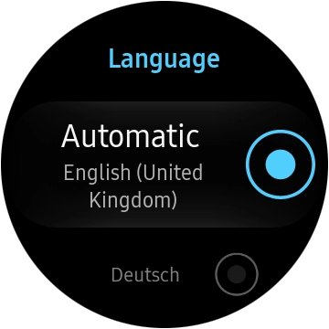 Press the required language.