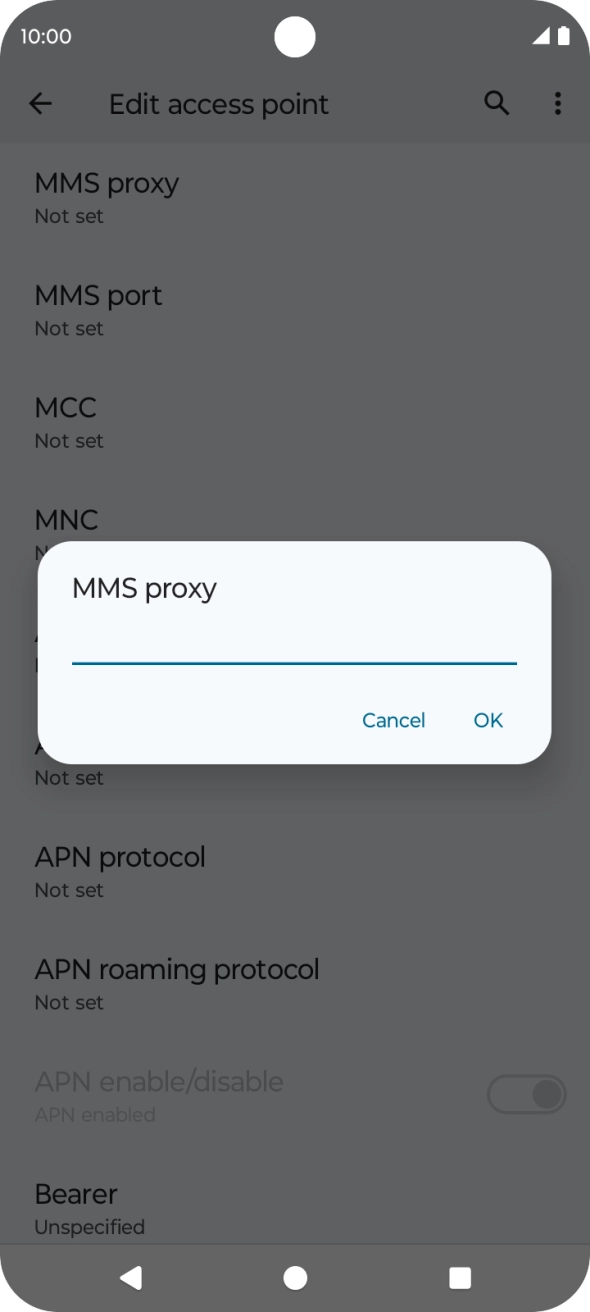 Key in 10.1.1.180 and press OK.